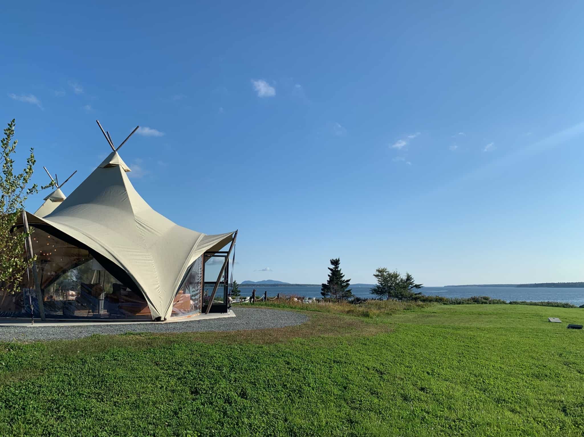glamping is a fun way to experience Acadia