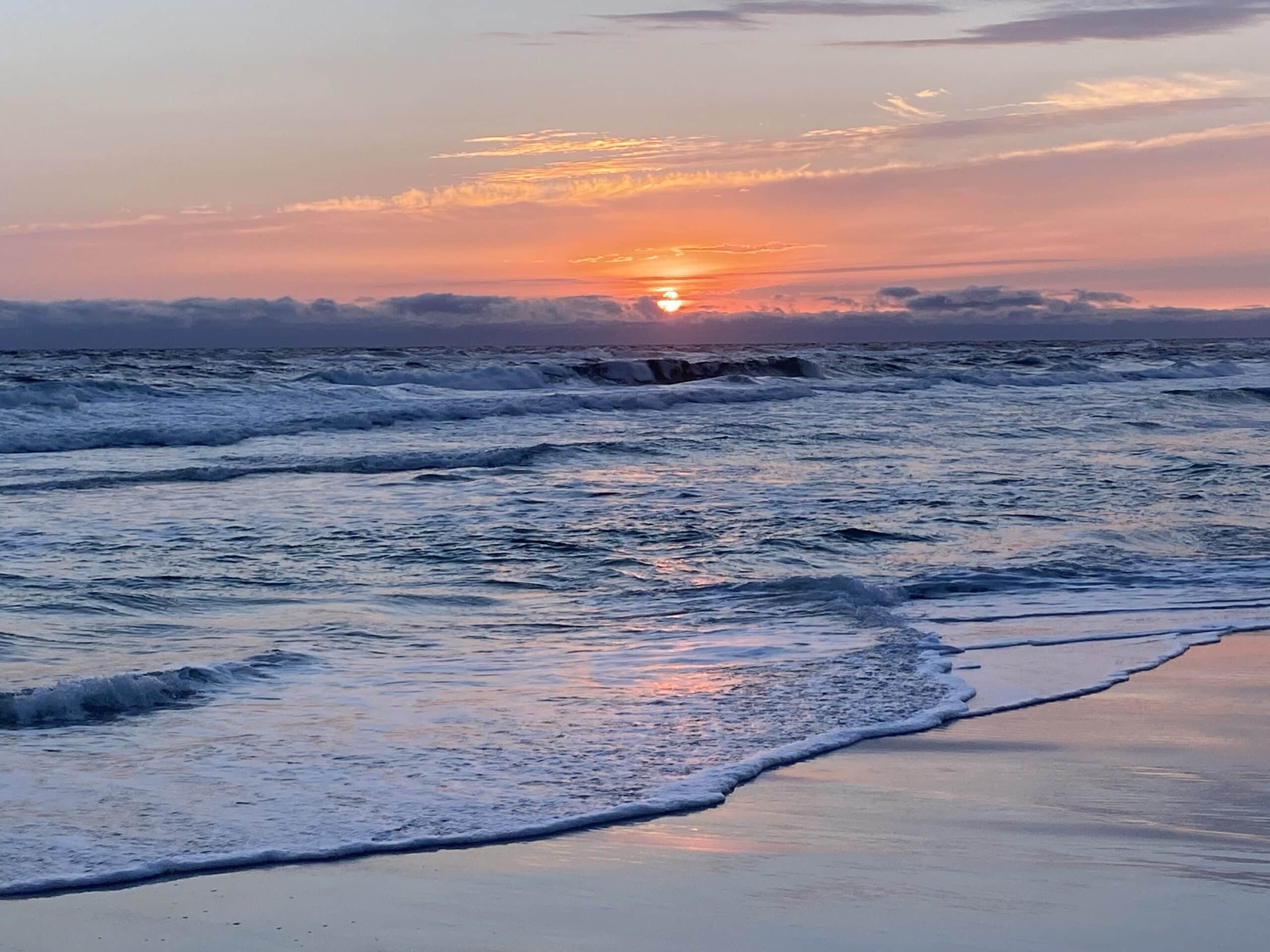 sunset in Rosemary Beach