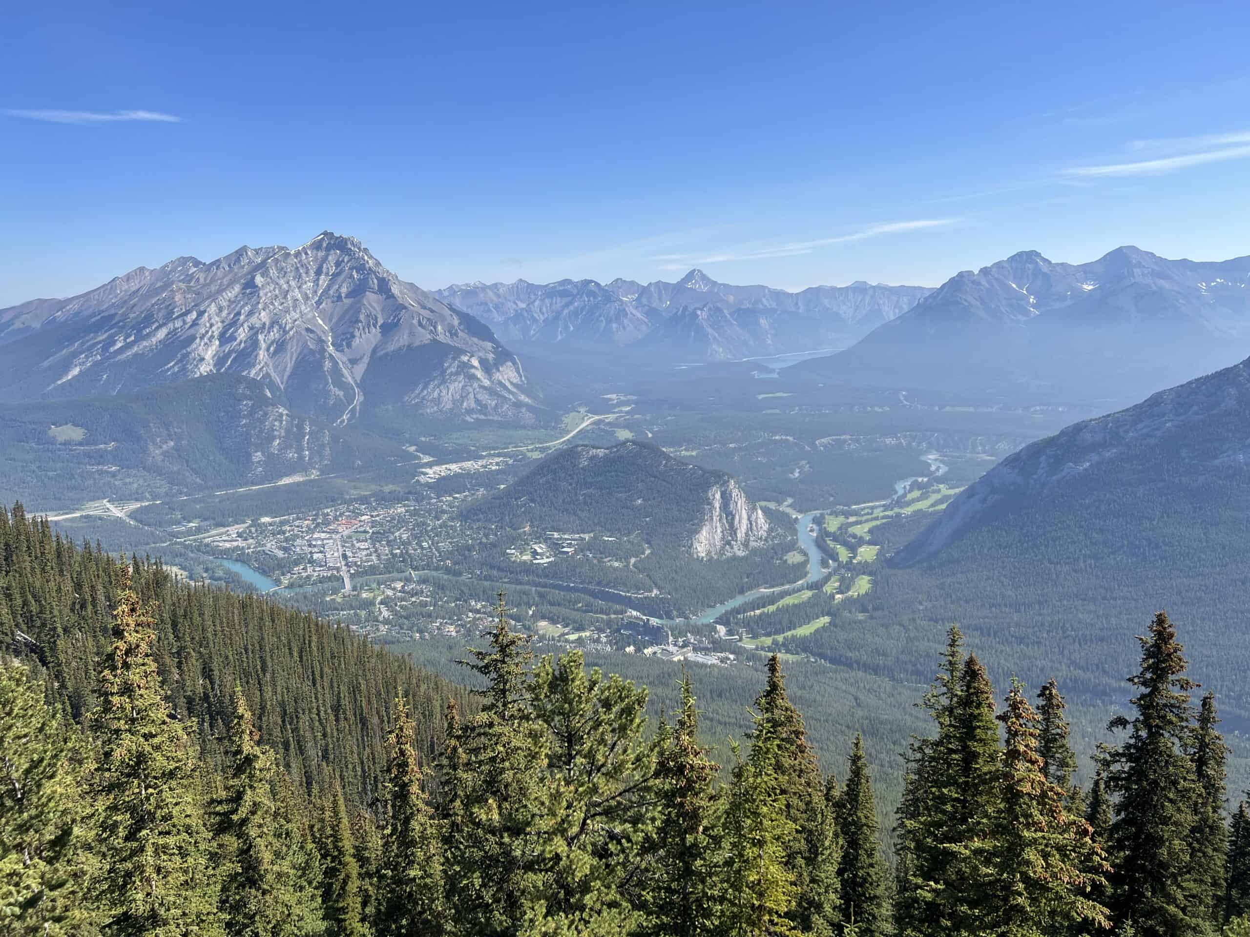 Banff views from the gondola