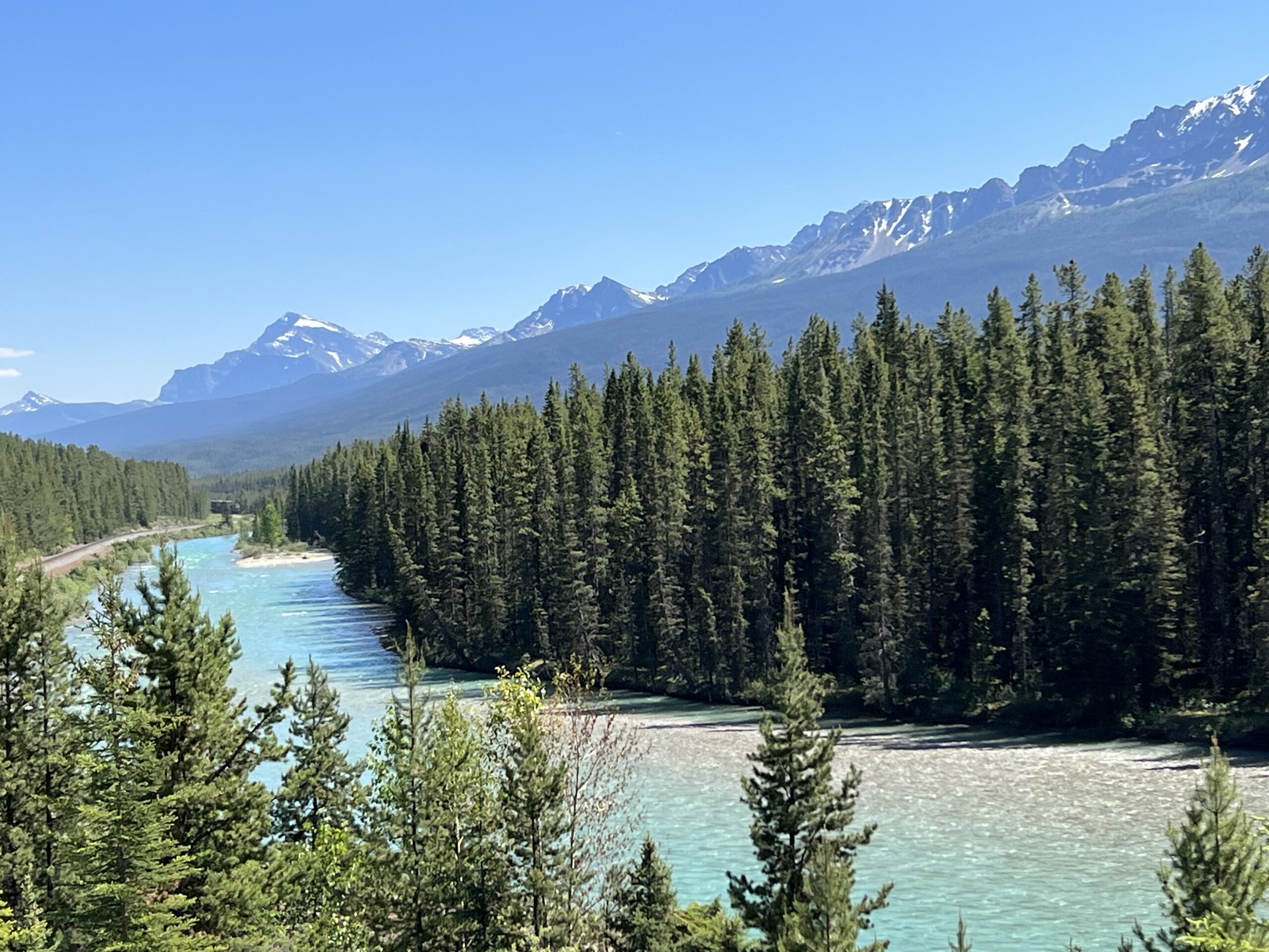 views of Bow Valley Parkway