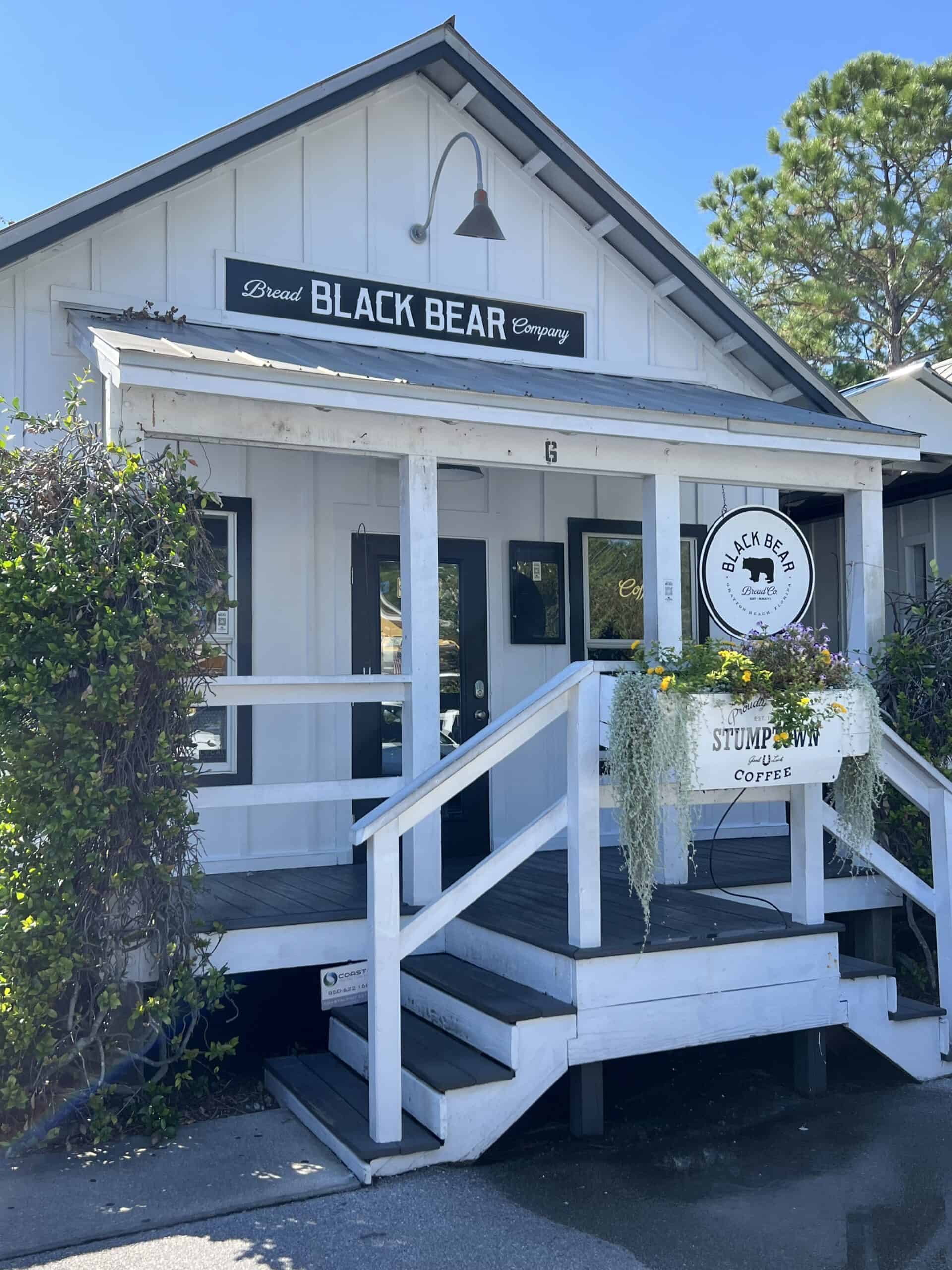 grab coffee and a breakfast sandwich at Black Bear Bread Company