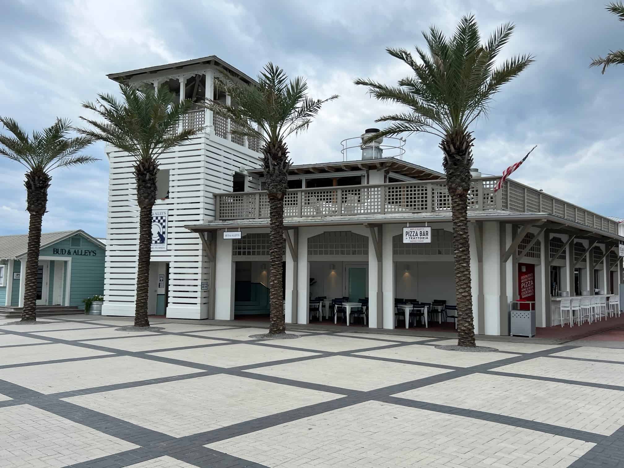 grab a table at Bud & Alley's rooftop bar