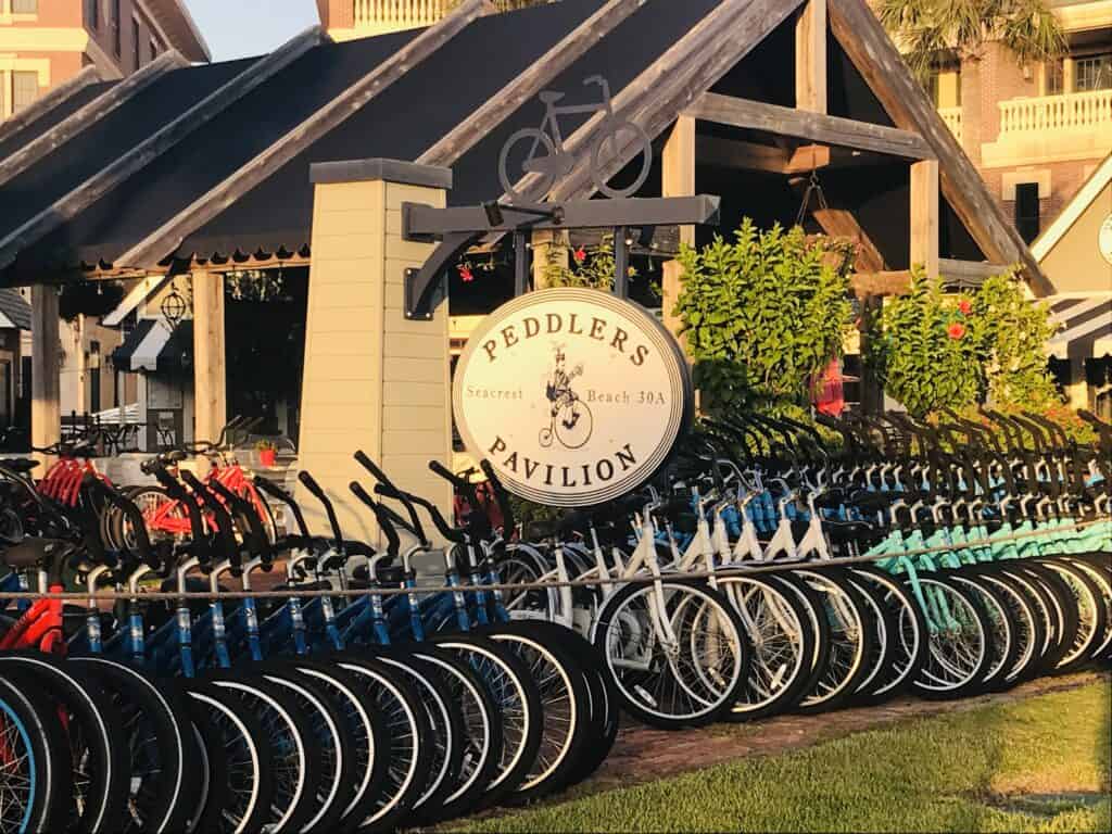 30A rent bikes while staying in Seacrest