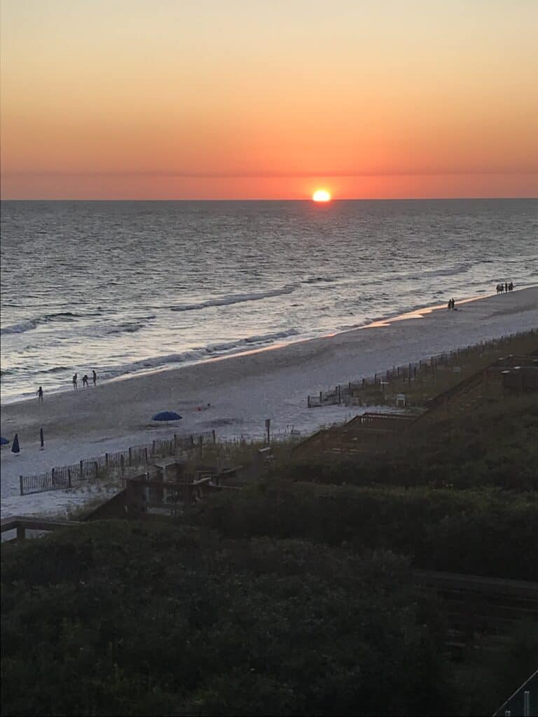 30A enjoy a beautiful sunset